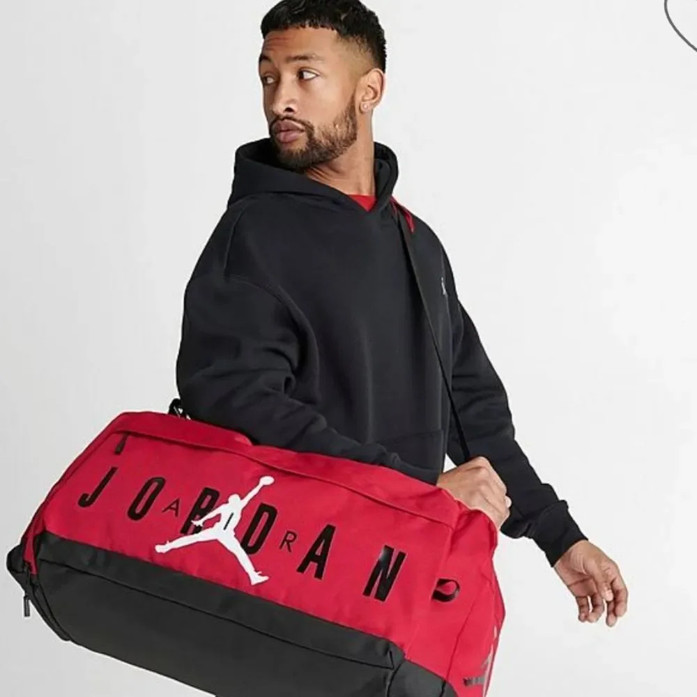 Jordan Air Jordan Velocity Duffel Bag- Black/Red